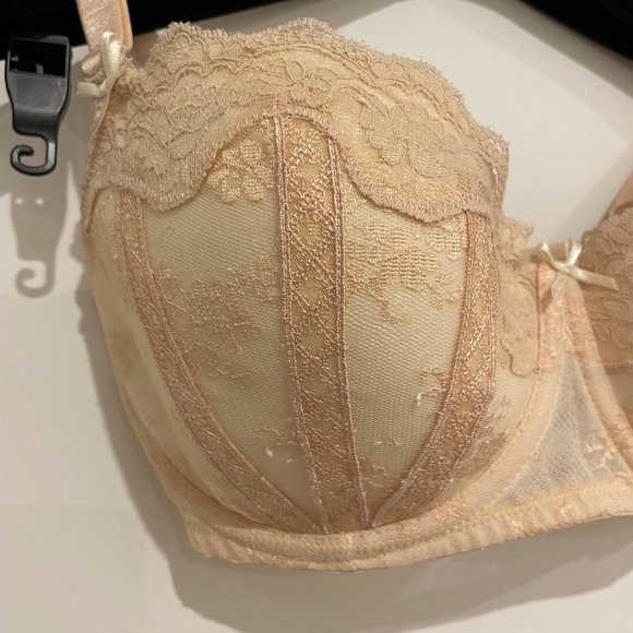 Heidi Klum Lacy Nude Bra size 12DD - Picture 3 of 5